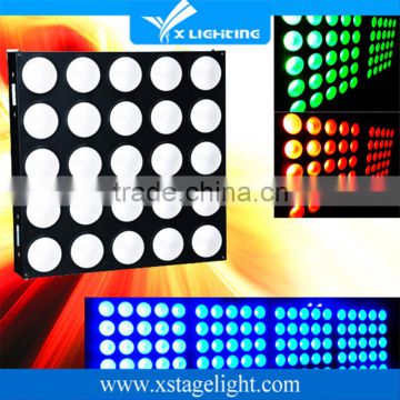 25pcs rgb 3in1 led light 10w cob led matrix light