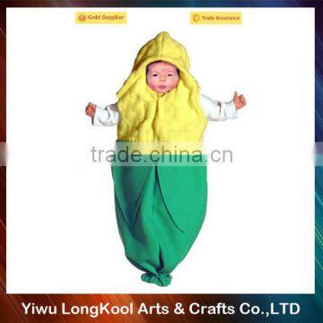 2016 New arrival hot sale kids carnival masquerade cosplay costume peas vegetable costume
