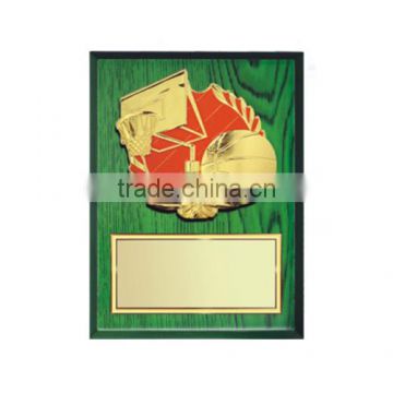 Basketball souvenirs awards plaque decorations made of wood