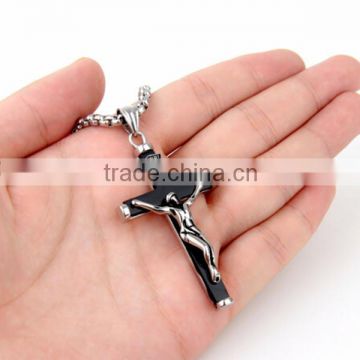Men's Fashion Gift Stainless Steel Crucifix Cross Pendant
