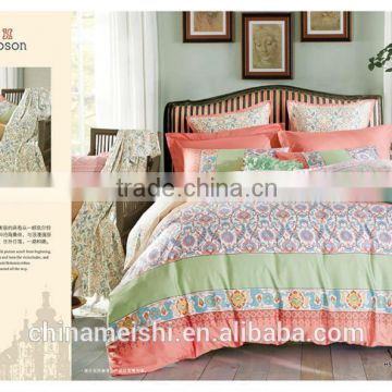 Tencel fabric quilted bedding printed bedding set 60s Tencel bedding sets