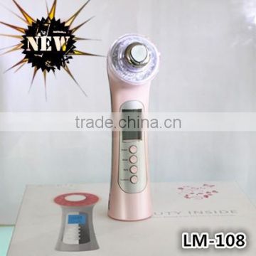high quality low price 5 in 1 ultrasonic facial massager beauty product