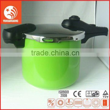 Prompt Sale Stainless Steel Pressure Cooker with ceramic outer