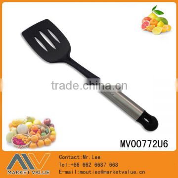 HOT SALE HIGH QUALITY NYLON KITCHEN SLOTTED SHOVEL WITH S.S HANDLE