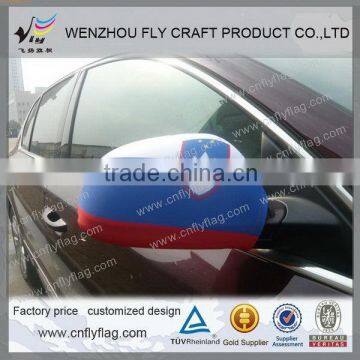 High quality top sell custom logo design car mirror flags