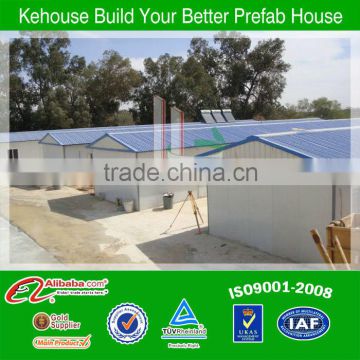 ISO approved low cost prefabricated light steel small tent house