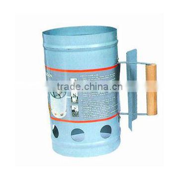 High temperature heat resistant Charcoal barrel with wooden handle