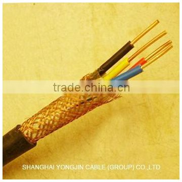 450/750V Copper Conductor PVC Insulated PVC Sheathed Braid Screen cable