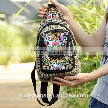 2016 Newest style multi waist pack embroidery shoulder bags for women