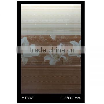 300x600mm Fuzhou minqing to Pakistan inkjet glazed ceramic wall tiles