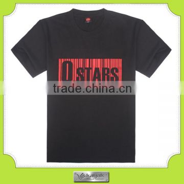 Screen printing promotion men's organic cotton t shirts wholesale
