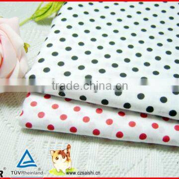 wholesale cotton polka dot satin dress fabrics