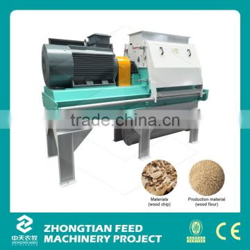 ZTMT low price wood crusher machine / wood chip hammer mill with ISO and CE
