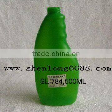 HDPE plastic bottle for glass cleaning
