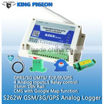 3G GPRS/GPS Data logger working with remote monitoring system for temperature , humidity