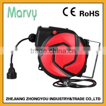 new product electric cable reel retractable with 10+1m electric cord reel