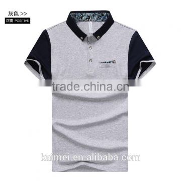 Wholesale good quality popular latest design cotton polo shirt CVC(80/20)