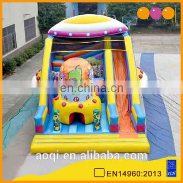 AOQI new inflatable attraction slide / commercial inflatable standard slide / dry slide for sale