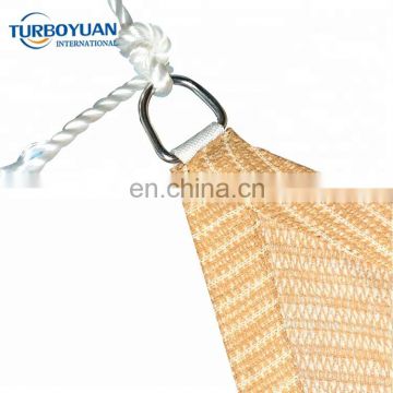 Square/Rectangle/triangle plastic shade fabric HDPE uv block sun sail net