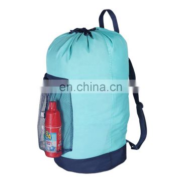 Most Popular College Apartment Dorm Laundromat Laundry Backpack Bag with Mesh Pocket