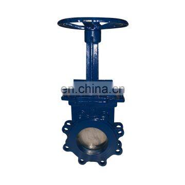 high quality 6 inch stainless steel knife gate valve,wafer slide flange knife gate valve