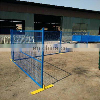 Canada Temporary Construction Fence Panels 6FT X 10FT loading 40hc containers temp fence full container for sale