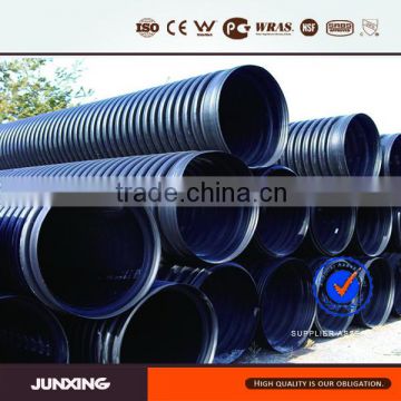 NZ market SN8 300mm 400mm 500mm HDPE corrugated culvert pipe