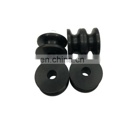 Custom Cheap PE HDPE UPE  Black plastic products
