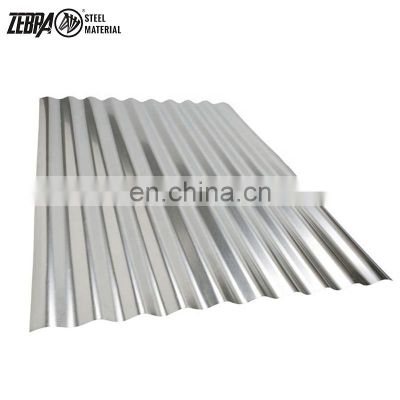 China factory Gi Corrugated Steel  Galvanized  Zinc Coated Sheet aluminum roofing iron sheets for sale
