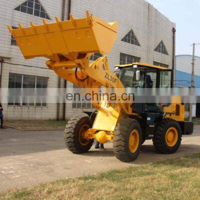 ZL30 3 Ton loading weight large wheel loader wheel type backhoe