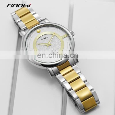 SINOBI Minimalist Style Man Wristwatch S9838G Businessman Exquisite Watch Customize Logo Hand Watch