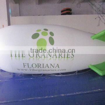 pvc inflatable helium blimp with your company logo