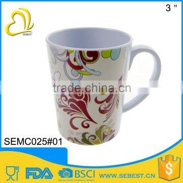 the best choose of travel small melamine plastic coffee mug