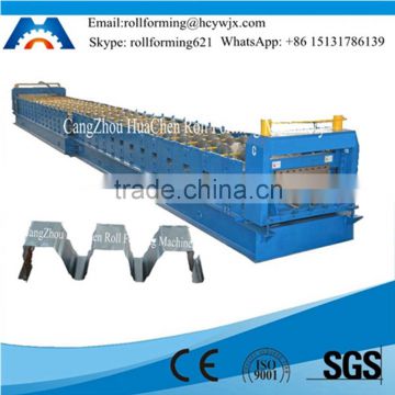 Construction Material Galvanized Steel Floor Tile Making Machinery Producting Line