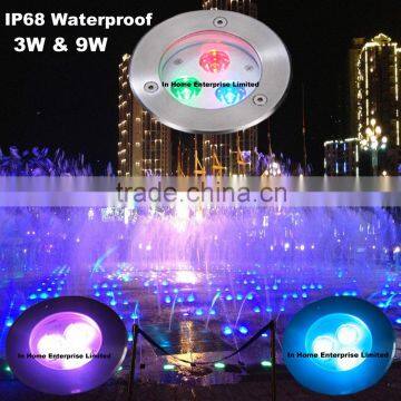 316 SS RGB Pool Light Led IP68 Underwater Swimming Pool Led Light with DMX512