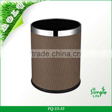 Double recycling metal garbage bin/waste bin