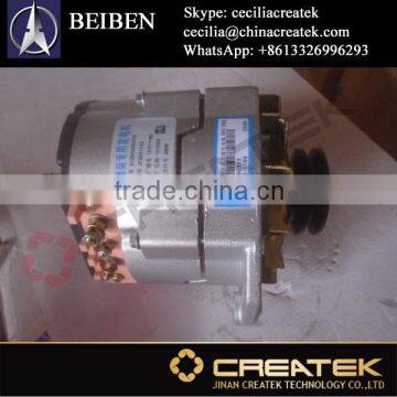 beiben truck parts, beiben dump truck engine parts, starter alterator, piston, fan