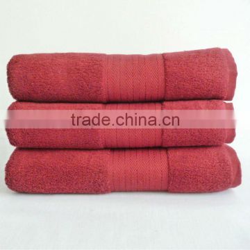 high quality pure cotton bath towels both sides terry