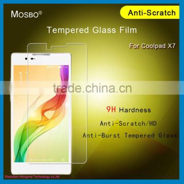 New arrival 9H tempered screen protector for coolpad X7