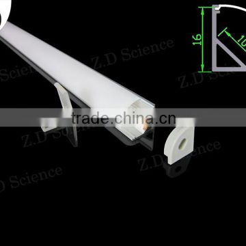 Angle Profile Aluminium LED Profile Corner Alu Profile With Acrylic Diffuser Cover
