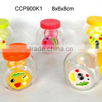 Glass spice jar with printing (CCP900K)