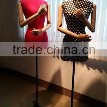 special head halfbody standing female mannequin