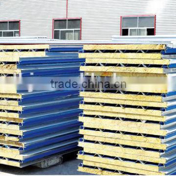 core material color steel sandwich panel, corrugated steel sheet