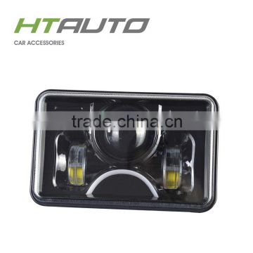 HTAUTO Round LED Headlamp 7'' 60w JK Wrangler LED Headlights,Motorcycle LED Projector Head Light