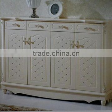 Modern white wooden shoe Cabinet