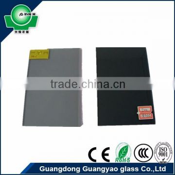 latest building materials with CE/SGCC certificate 12mm dark grey glass sheet factory