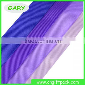 5/8" Purple Cheap Plaid Grosgrain Ribbon Wholesale