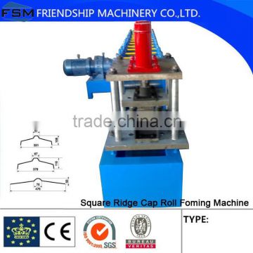 Square Ridge Cap Roll Forming Machine Steel Wall wrap angle