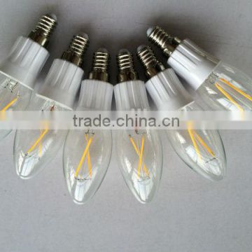 2014 new 360degree COB 2w Filament bulb E14 base