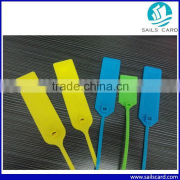 Long read range ISO18000-6C RFID sealing tag zip tie for Inventory